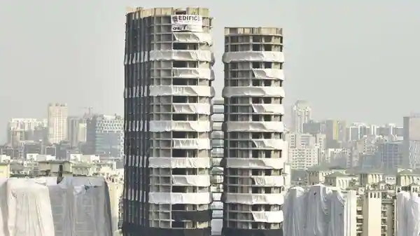 Supertech twin towers demolition work