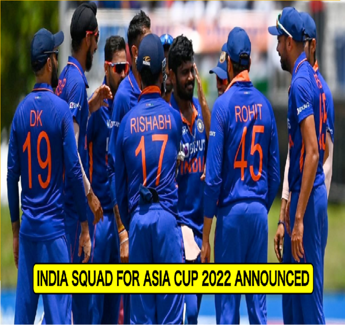 India Asia Cup Squad