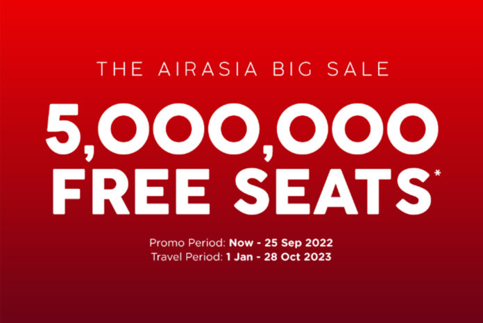 Air Asia's 50 lakh complimentary flights