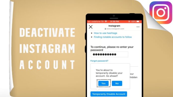 deactivate Instagram accounts