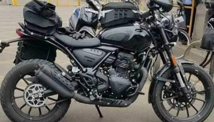  Bajaj with Triumph motorcycle  leaked spy photographs.