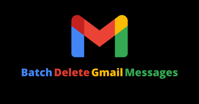 delete unwanted emails Gmail bulk