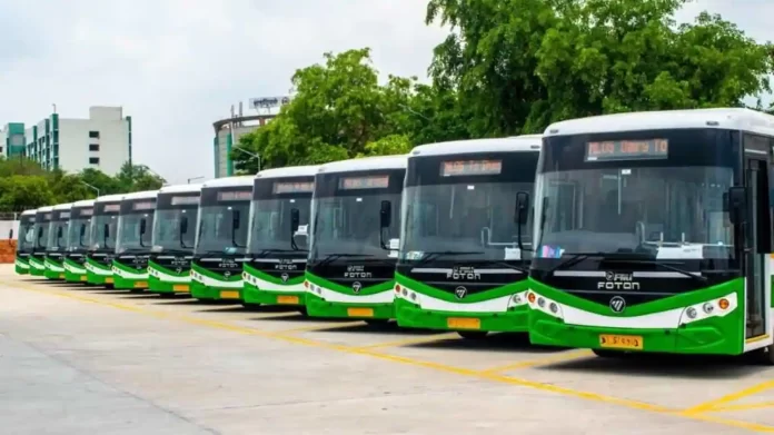 India's public bus system electric buses