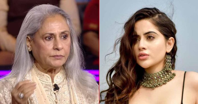 Urfi Javed bash on Jaya Bachchan