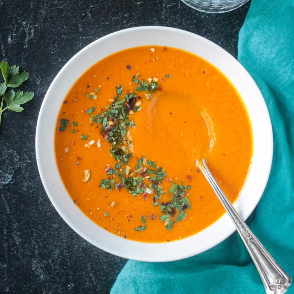 creamy spinach and carrot soup recipe