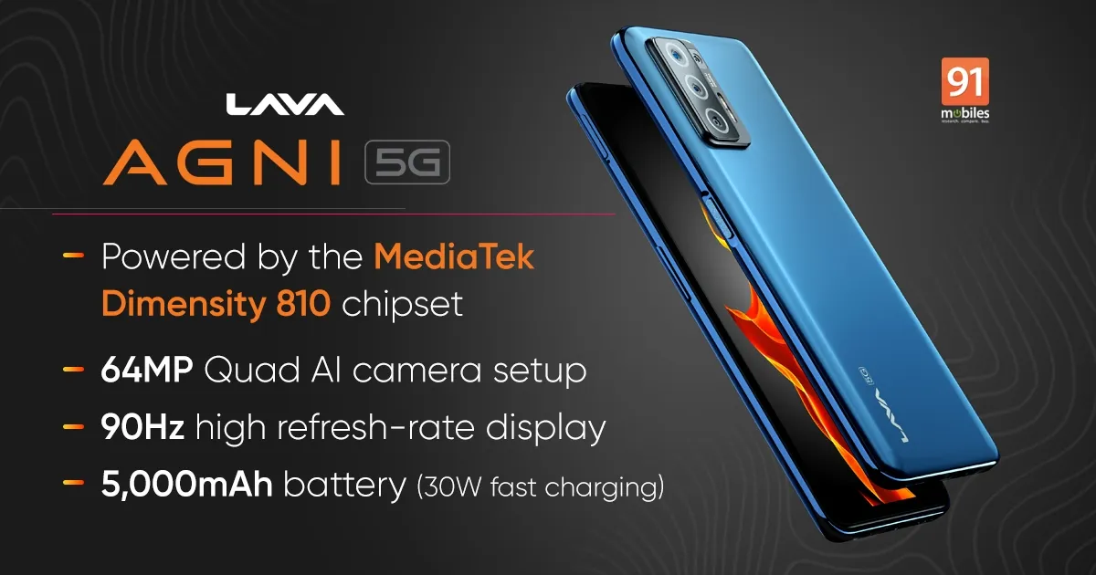 Lava Agni 5G features