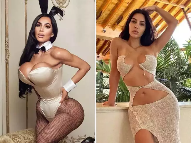 Christina Ashten and Kim Kardashian