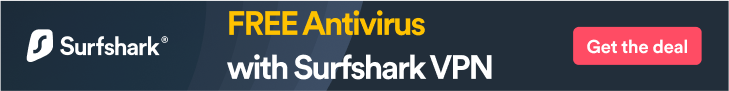Surfshark VPN 728x90